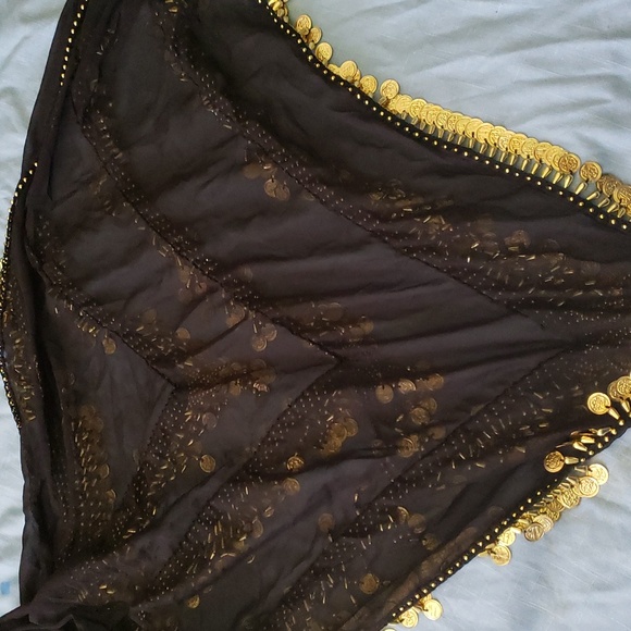 Belly dance hip scarf- large - Picture 5 of 8